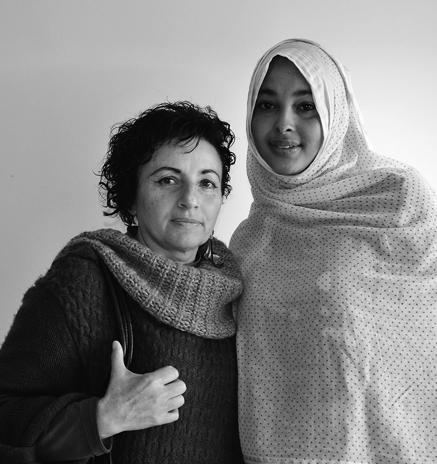 Zwei Frauen. Riace 2014. Foto: Wolfgang Hermann