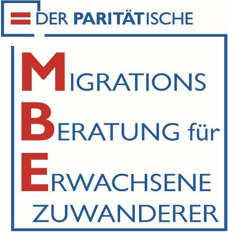 Logo Der Paritätische. Migrationsberatung für erwachsene Zugewanderte